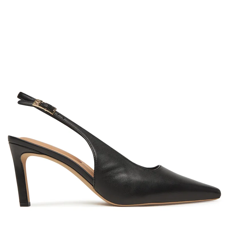 Γόβες Tommy Hilfiger Squared Toe FW0FW08636 Μαύρο