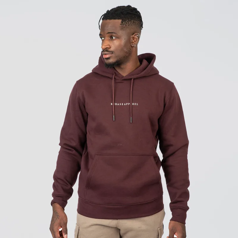 REBASE HIGH DENSITY PRINT BRUSHED FLEECE HOODIE ΚΟΚΚΙΝΟ