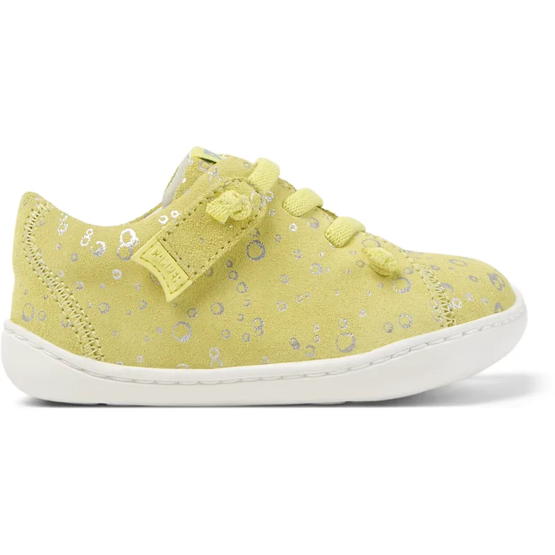 CAMPER Peu - Smart casual παπουτσια Για Firstwalkers - Κίτρινο, Μέγεθος 21, Suede