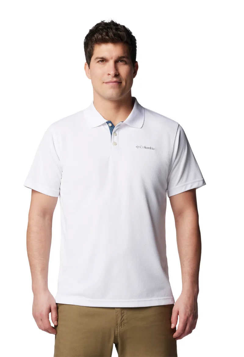 ΑΝΔΡΙΚΗ POLO ΜΠΛΟΥΖΑ COLUMBIA UTILIZER ΚΟΝΤΟΜΑΝΙΚΗ ΛΕΥΚΟ