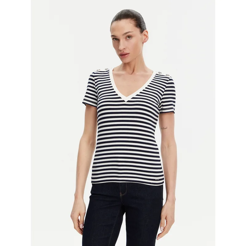 Morgan T-Shirt 241-DINA Σκούρο μπλε Regular Fit