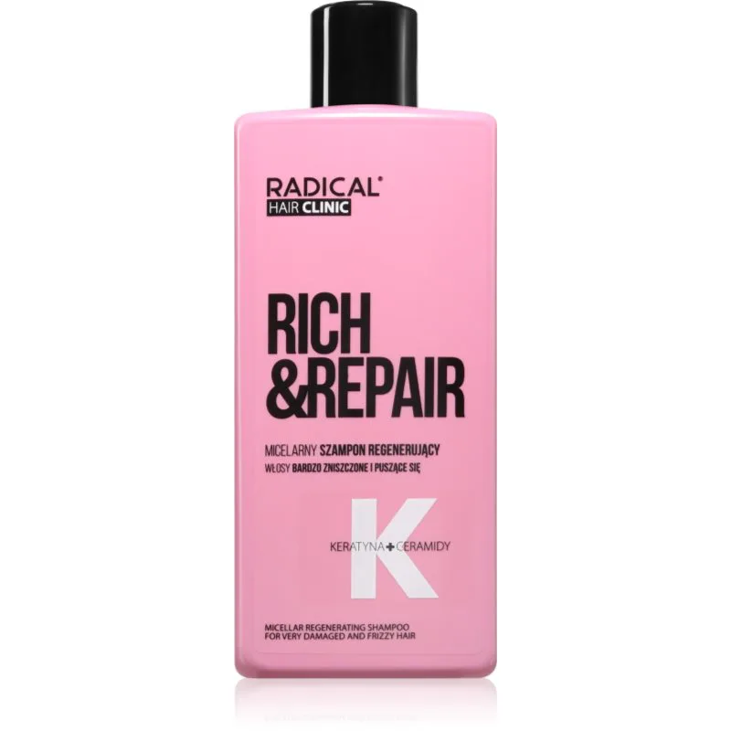 Farmona Hair Clinic Micellar Regenerating Shampoo μικυλλιακό σαμπουάν για κατεστραμμένα και εύθραυστα μαλλιά 300 ml