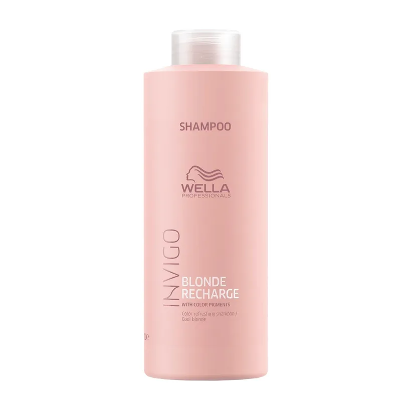 Wella Professionals Invigo Blonde Refill Color Pigments Hair Color Shampoo for Blonde Hair Cold Blonde 1000 ml
