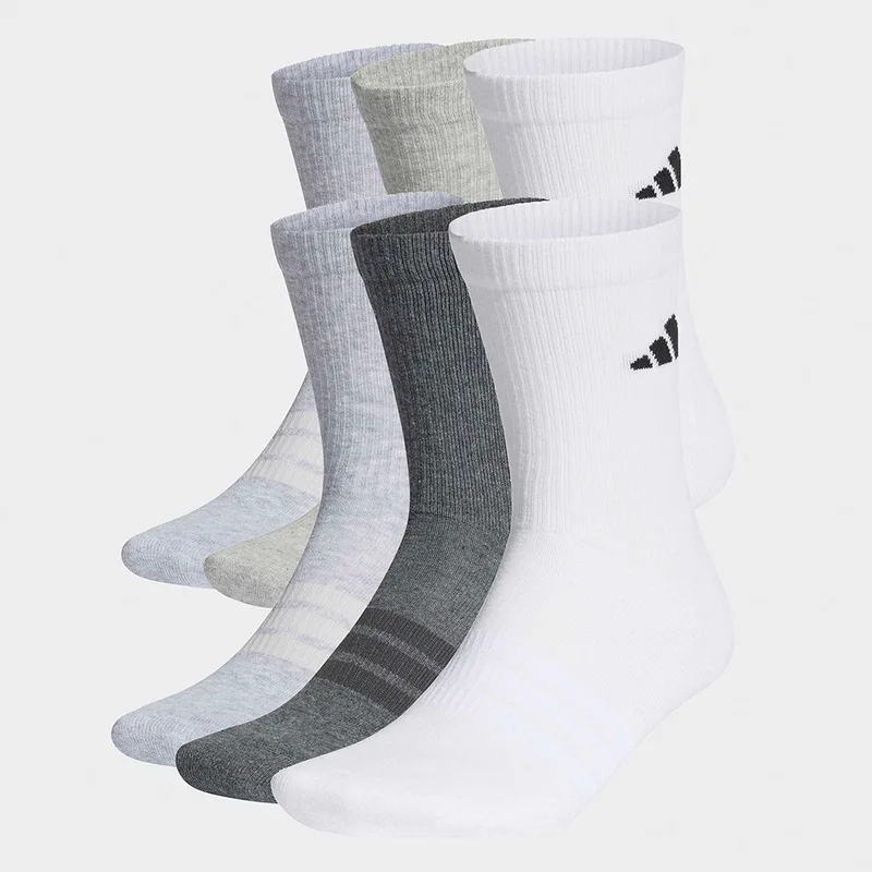 adidas Cushioned Crew Socks 6 Pair Pack (9000259716_91571)