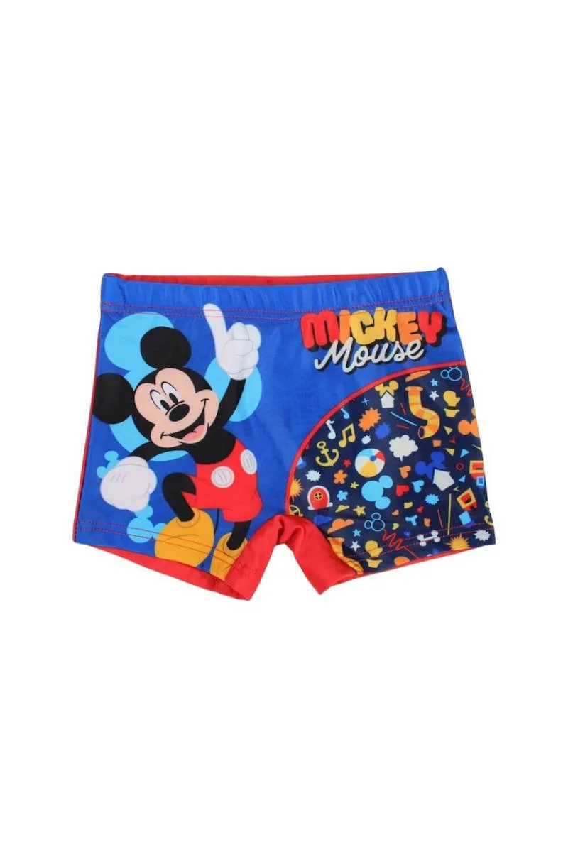 Disney Mickey Παιδικό Μαγιό Βερμούδα / Σορτς Κόκκινο