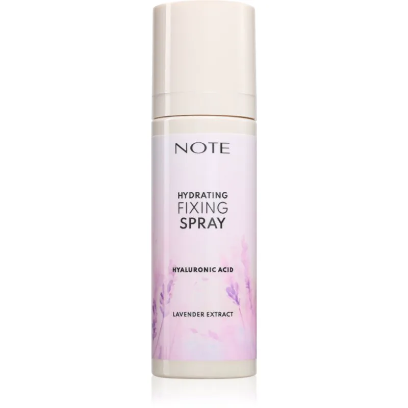 Note Cosmetique Hydrating Fixing Spray σταθεροποιητικό σπρέι για μεικ απ με ενυδατικό αποτέλεσμα τύπος Lavender 100 ml