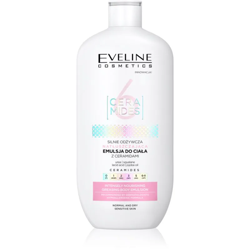 Eveline Cosmetics 6 Ceramides Γαλάκτωμα σώματος για κανονικό και ξηρό δέρμα 350 ml