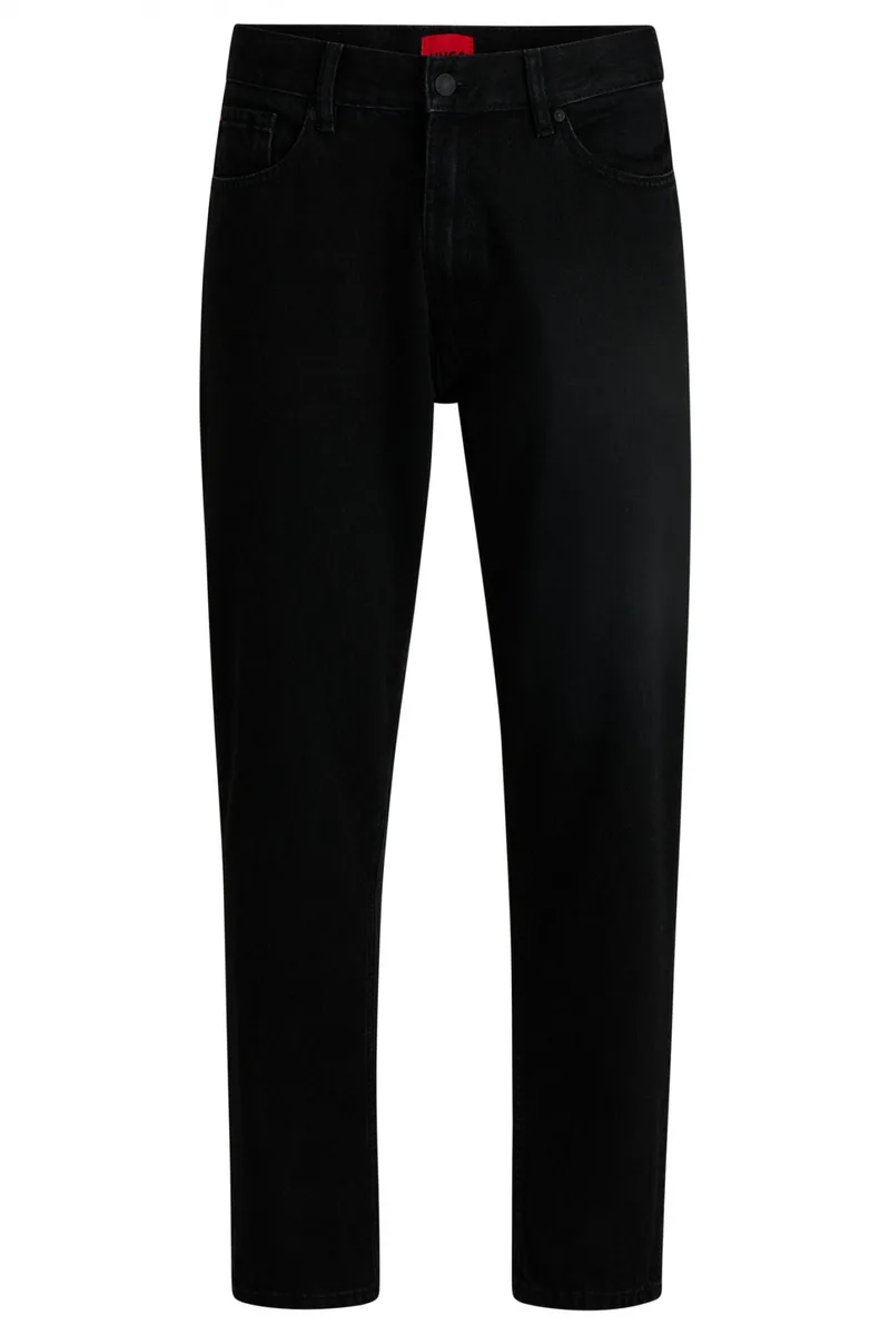 HUGO ΠΑΝΤΕΛΟΝΙ JEANS 838 TAPERED FIT ΜΑΥΡΟ