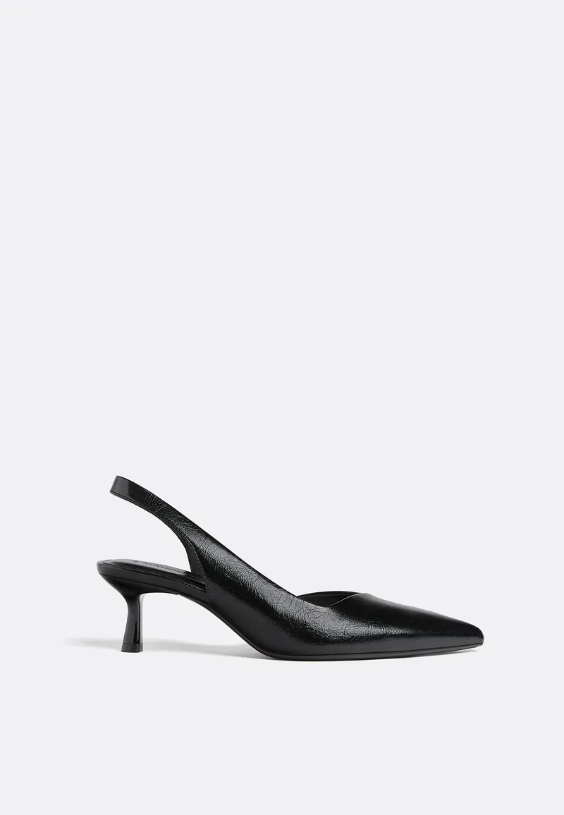 Stradivarius Βασικές Γόβες Kitten Heel Μαύρο 36
