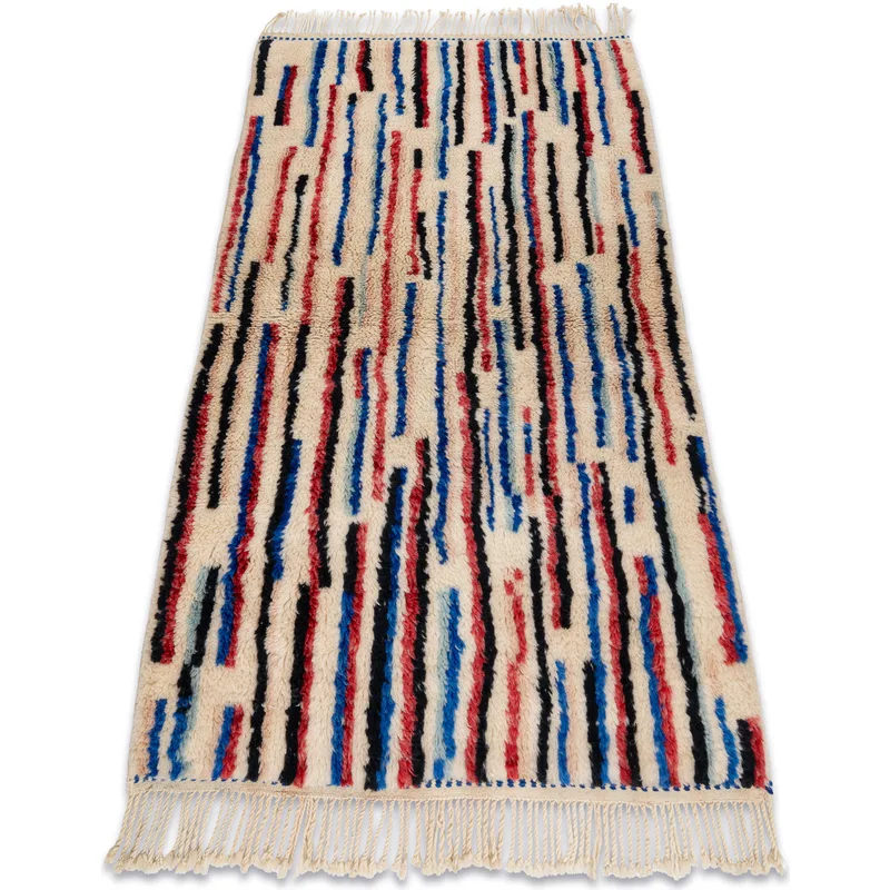 Χαλιά Rugsx Χαλί BERBER MR2139 Beni Mrirt χειροποί 115x180 cm