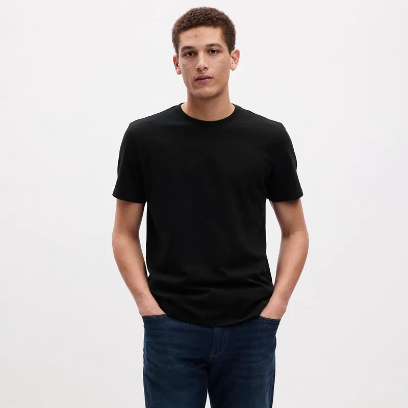 T-shirt GAP Basic Tee True Black V2 2 M