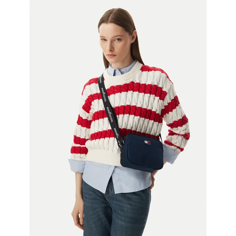 Τσάντα Tommy Jeans Tjw Ess Daily Crossover AW0AW18769 Σκούρο μπλε