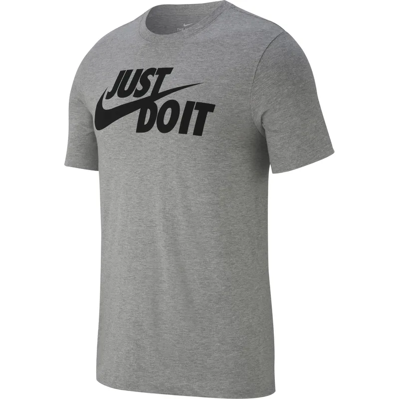 NIKE SPORTSWEAR `JUST DO IT` SWOOSH TEE ΓΚΡΙ