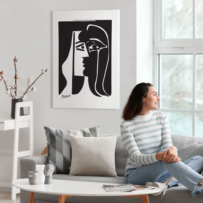 Πινακας σε καμβά PICASSO - THE KISS
