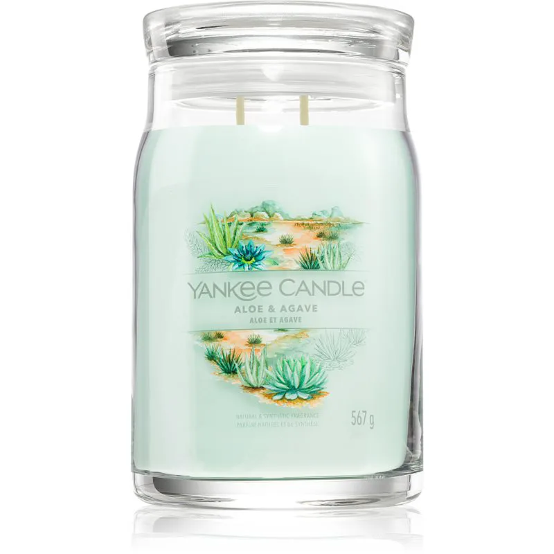 Yankee Candle Aloe & Agave αρωματικό κερί 567 γρ