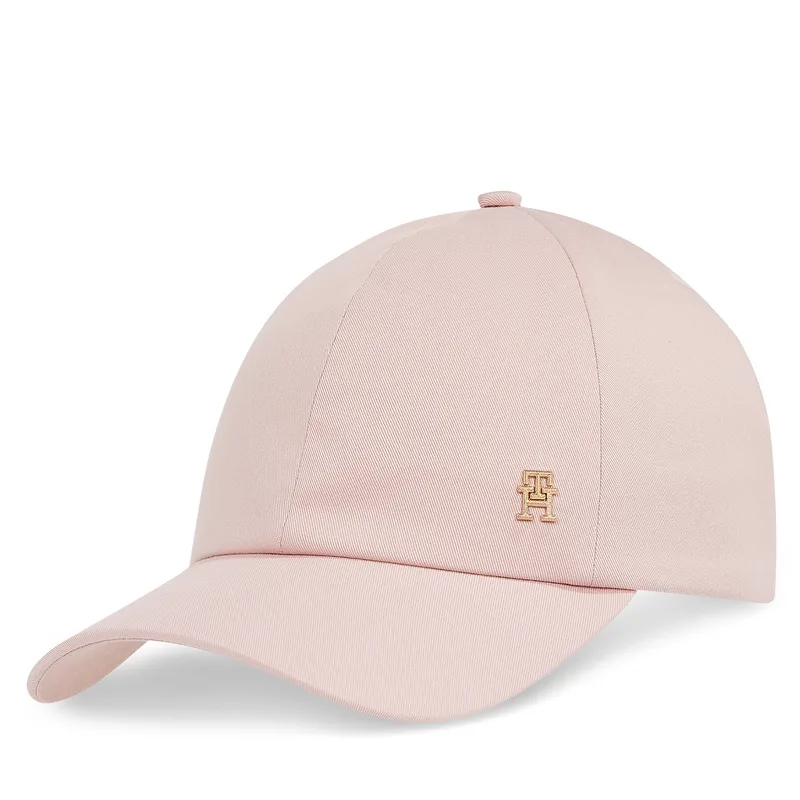 Καπέλο Jockey Tommy Hilfiger Elevated Chic Soft Cap AW0AW17138 Ροζ