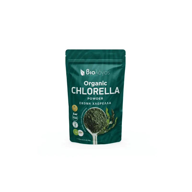 Biologos Χλωρέλλα σε Σκόνη Bio -100gr