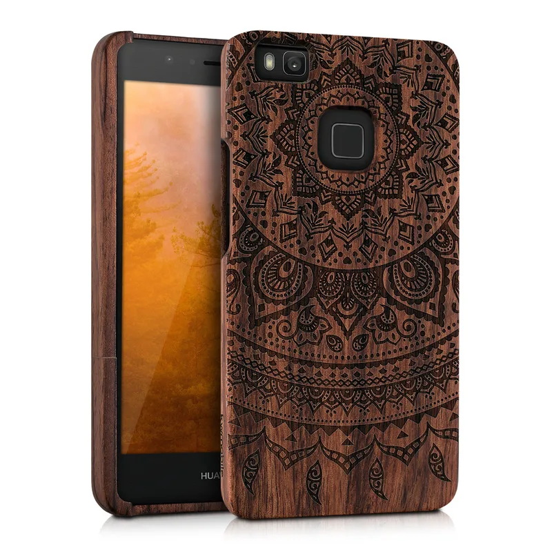 KW Ξύλινη Θήκη Huawei P9 Lite - Dark Brown (38048.03)