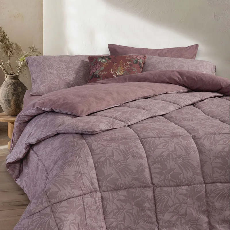 Πάπλωμα Υπέρδιπλο (240x220) 2 Όψεων Nef-Nef Homeware Smart Dazier Mauve