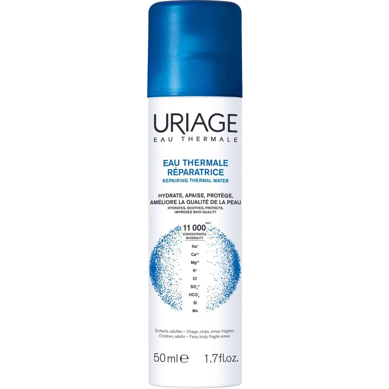 Uriage Eau Thermale Water Travel Size Ενυδατικό - Καταπραϋντικό Ιαματικό Νερό Προσώπου - Σώματος σε Spray 50ml