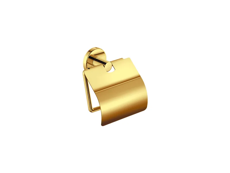 Χαρτοθήκη με καπάκι Sanco 121217-PVD-02PL PVD Golden Brass Polished