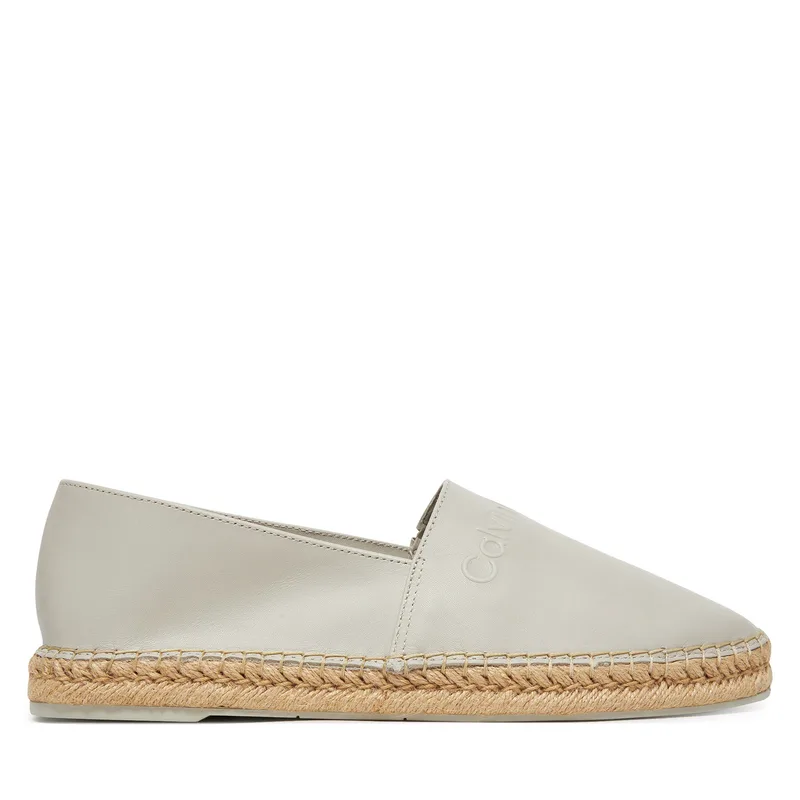Εσπαντρίγιες Calvin Klein Espadrille Lth HM0HM01882 Γκρι