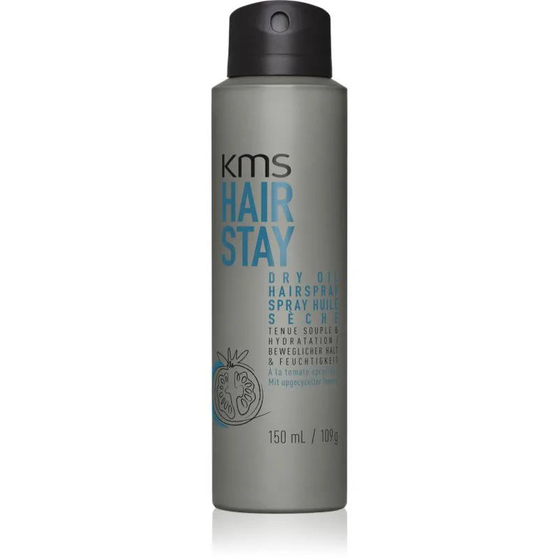 KMS Hair Stay Dry Oil Hairspray ξηρό ελαιώδη σπρέι με ελαφρύ κράτημα 150 ml