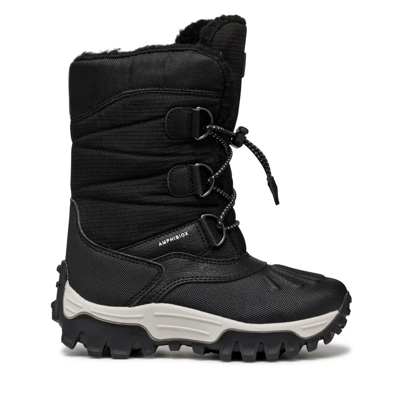 Μπότες Χιονιού Geox J Himalaya Boy B Abx J46FRA 0FU50 C9999 M Μαύρο