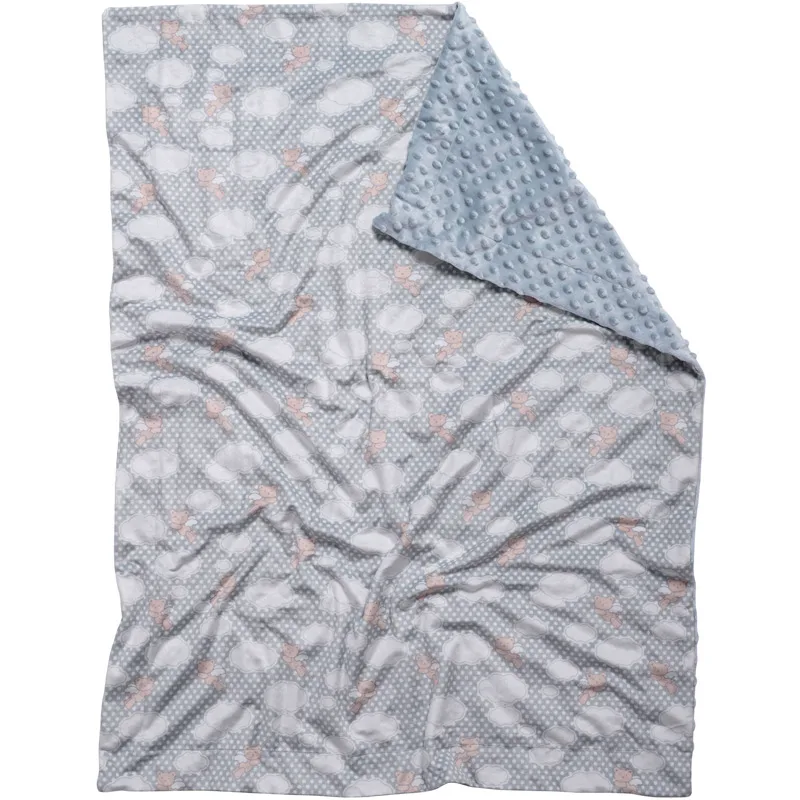 Κουβέρτα Fleece Αγκαλιάς 75x100 Das Home Clouds 4903 Blue 75x100