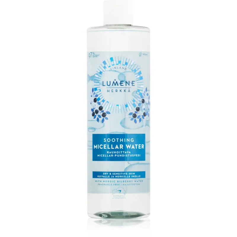 Lumene Nordic Sensitive [HERKKÄ] Soothing καταπραϋντικό μικυλλιακό νερό για ξηρή και ευαίσθητη επιδερμίδα 400 ml