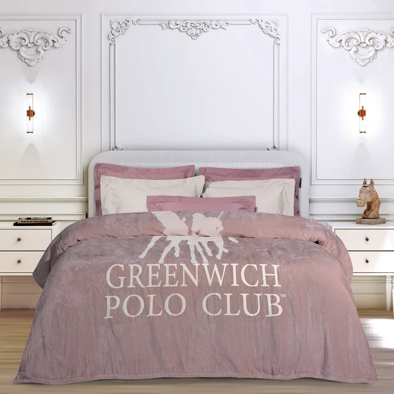 Κουβέρτα Fleece Μονή 160x240εκ. Essential 3491 Nude Greenwich Polo Club (Ύφασμα: Polyester, Χρώμα: Nude, Μέγεθος: Μονά) - Greenwich Polo Club - 220588103491