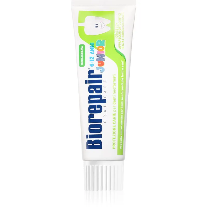 Biorepair Junior 6-12 Years παιδική οδοντόκρεμα Mint 75 ml