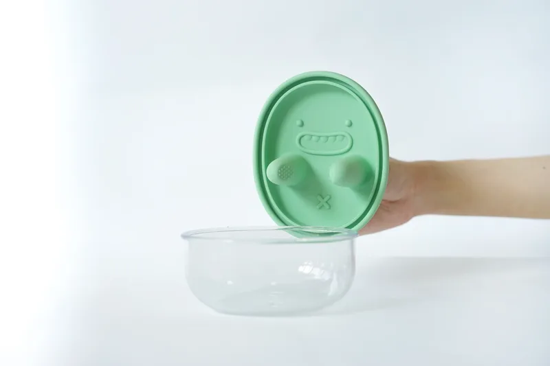 Monchi Finger Snack Bowl - Mint Green