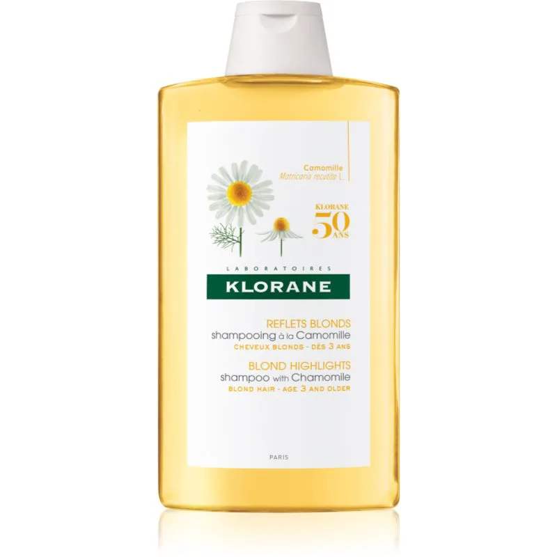 Klorane Chamomile σαμπουάν για ξανθά μαλλιά 400 ml
