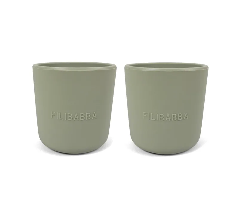 Filibabba Silicone Cup 2 Pack - Green