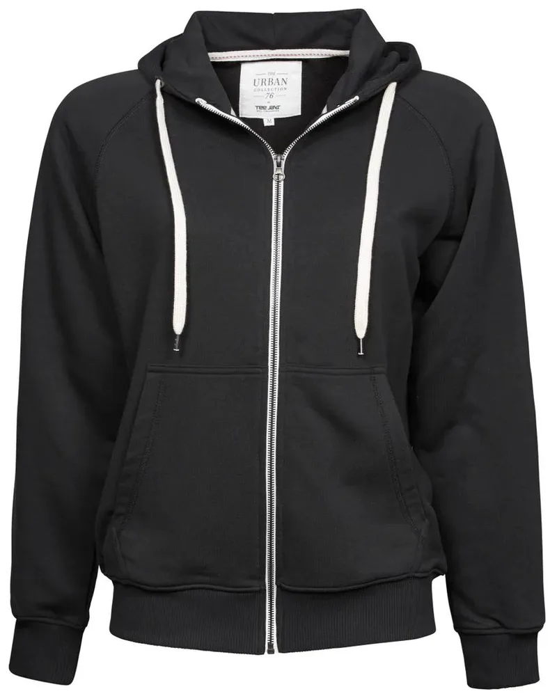 Ladies Urban Zip Hoodie Tee Jays 5403 Black Tee Jays 5403 Black