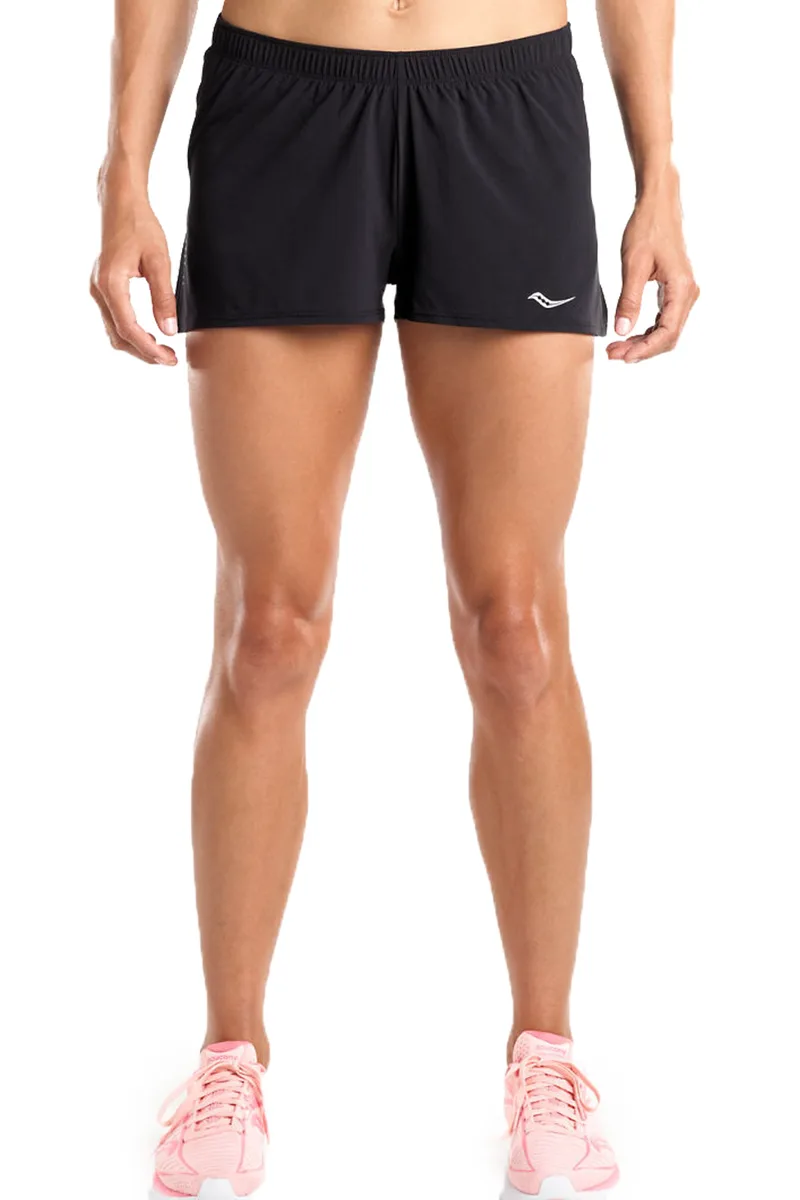 Σορτς Saucony Endorphin 2 Split SAW800247-BK Γυναικείο