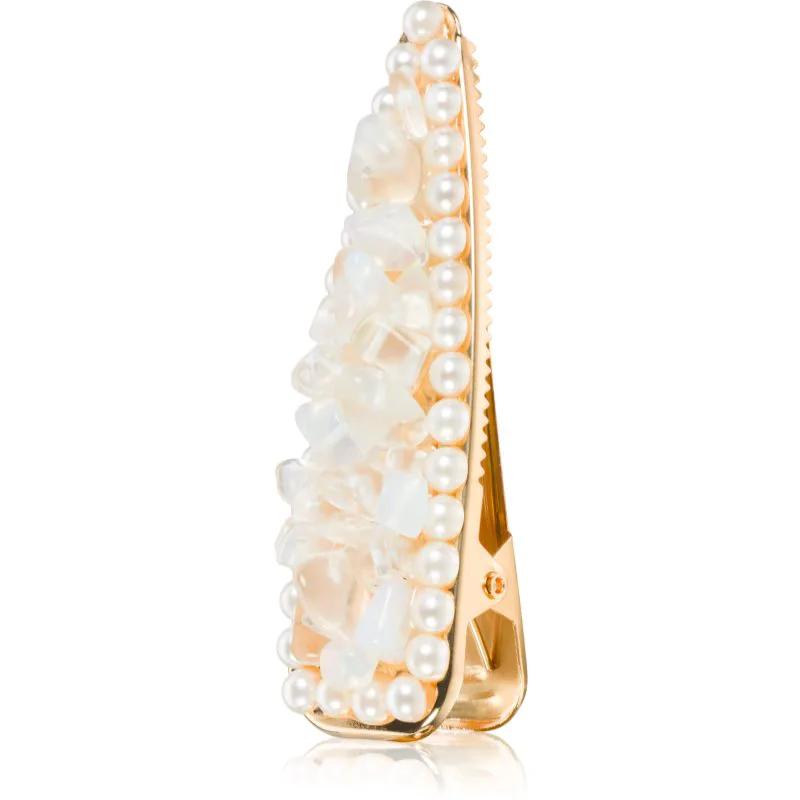 Crystallove Moonstone Hair Clip τσιμπιδάκι για τα μαλλιά 1 τμχ