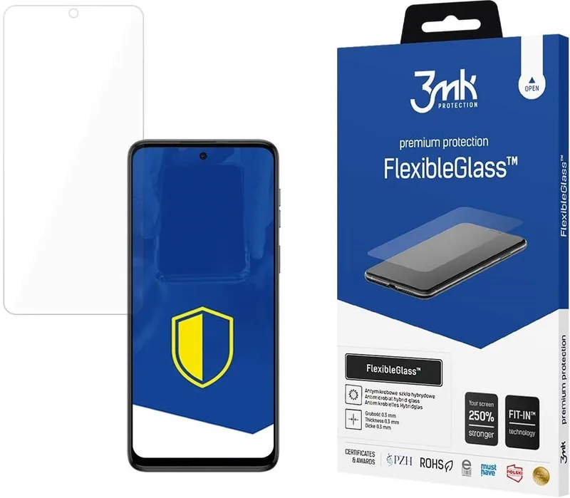 3MK Premium Flexible Glass - Αντιχαρακτικό Υβριδικό Προστατευτικό Γυαλί Οθόνης - Motorola Moto G54 - 0.3mm (5903108538343)