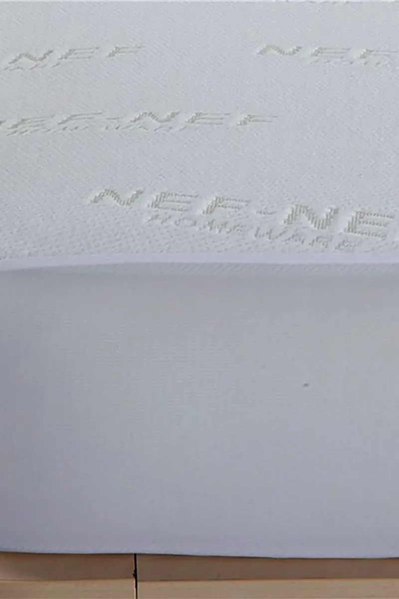 NEF-NEF μονό προστατευτικό κάλυμμα στρώματος αδιάβροχο 100 x 200 + 30 cm - 015076 Υπόλευκο