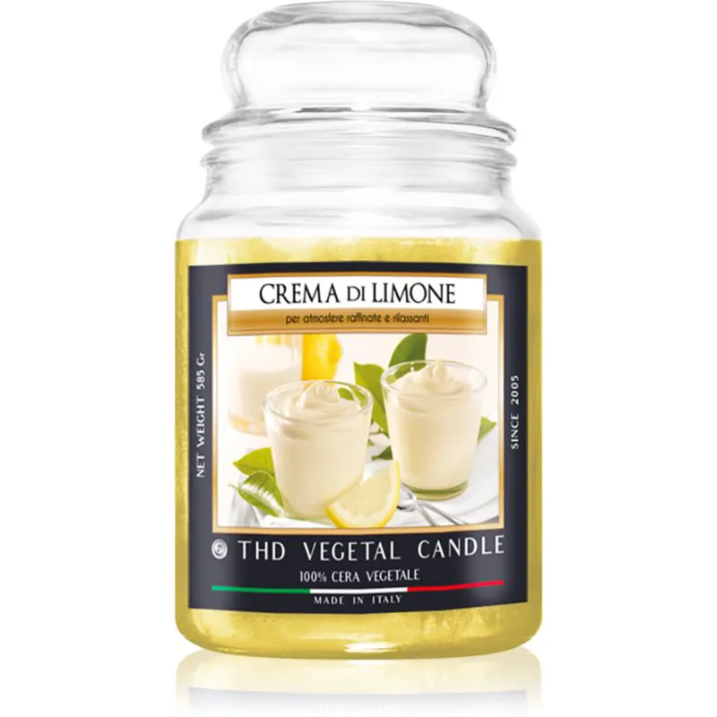THD Italian Luxury Crema Di Limone αρωματικό κερί 600 γρ