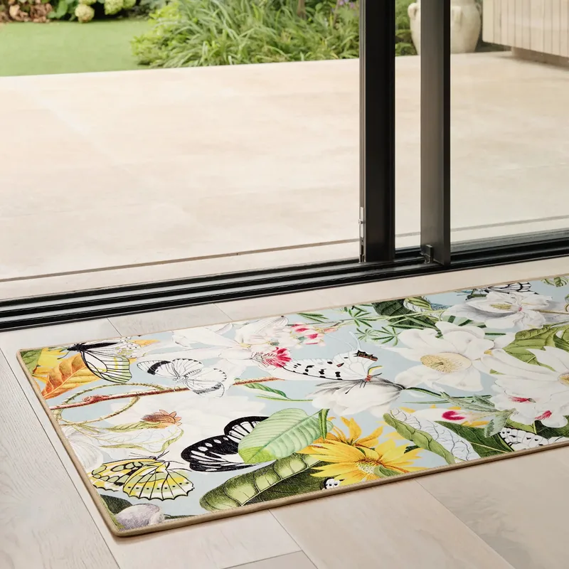 Butterfly Blooms Eco-Washable Runner