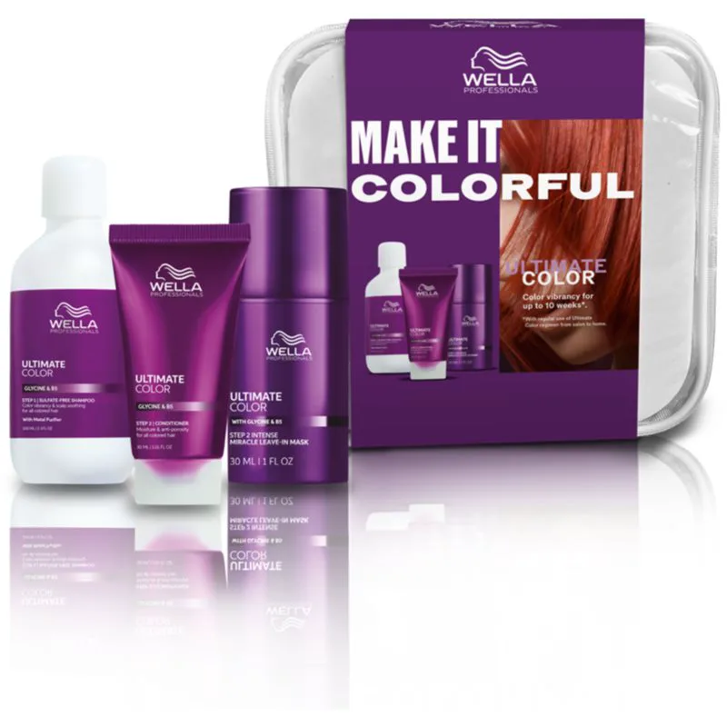Wella Professionals Ultimate Color Set σετ ταξιδιού για βαμμένα και με ανταύγειες μαλλιά