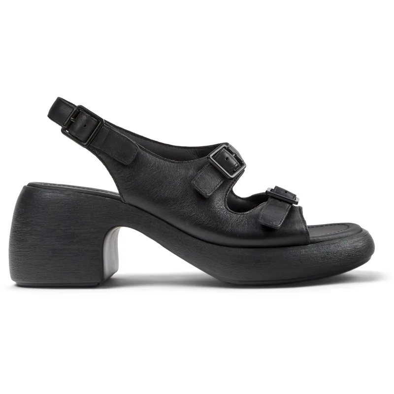 CAMPER Thelma Sandal - Πέδιλα Για Γυναικεία - Μαύρο, Μέγεθος 41, Smooth leather