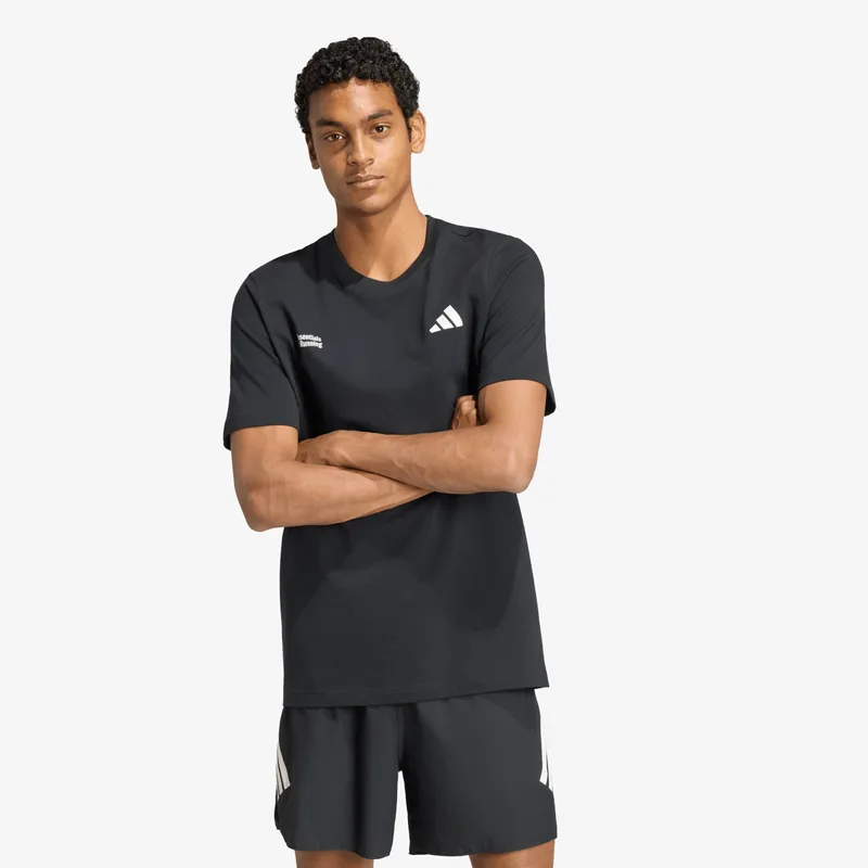 T-shirt adidas M Run Ess G T Black L