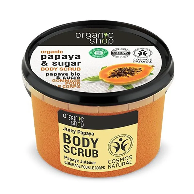 Organic Shop Papaya and sugar body scrub