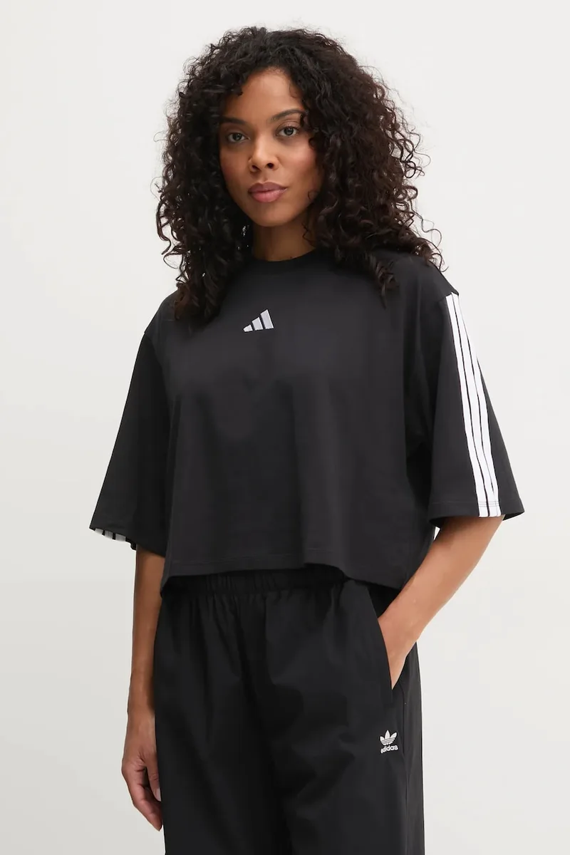adidas Βαμβακερό μπλουζάκι adidas Essentials