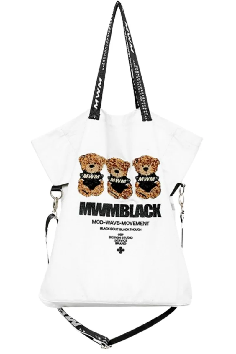 MOD WAVE MOVEMENT UnisexΤσάντα TEDDY BAG MW040232352 - ΛΕΥΚΟ-MW040232352-WHITE