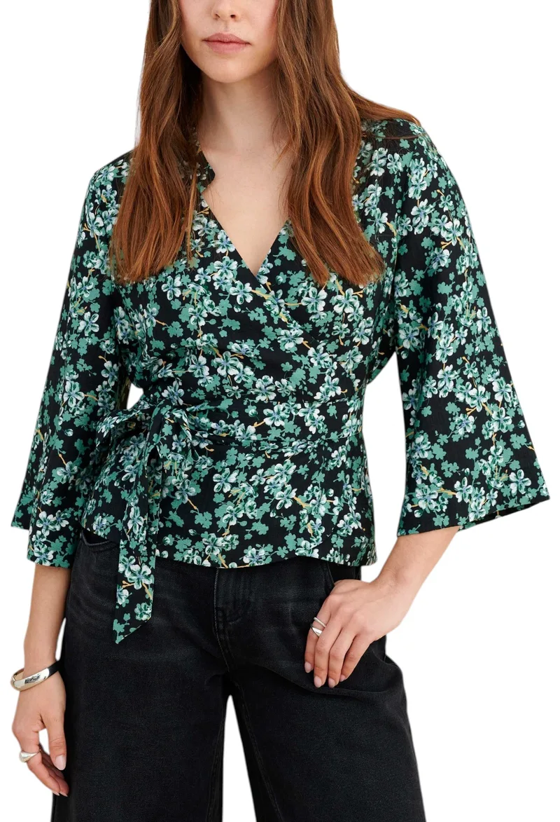 Top Attrattivo Κρουαζέ Φλοράλ 9923015-MULTICOLOR Γυναικείο