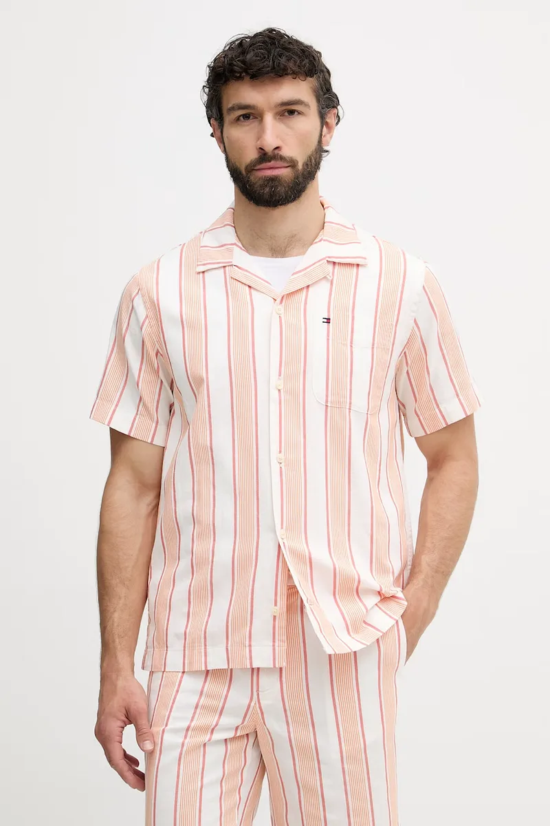 Tommy Hilfiger πουκάμισο ανδρικό βαμβακερό SUMMER